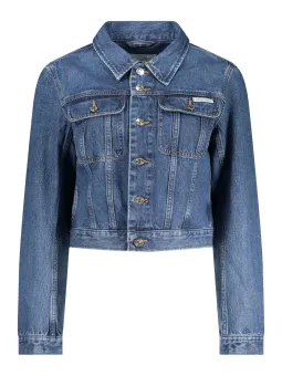 Calvin Klein Damen Jeansjacke Blau mieten - Flex-Fashion
