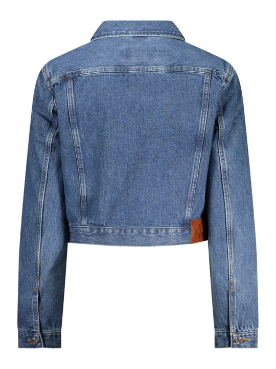 Calvin Klein Damen Jeansjacke Blau mieten - Flex-Fashion