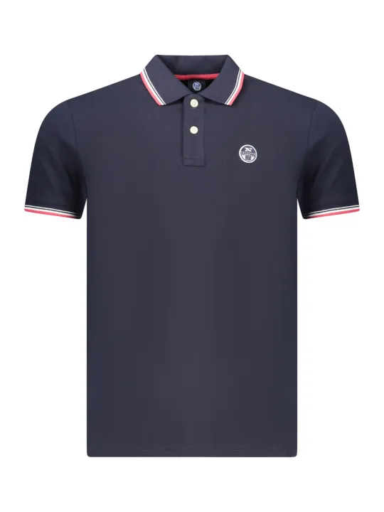 North Sails Herren Poloshirt Blau mieten | Flex-Fashion