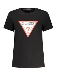 GUESS JEANS Damen T-Shirt Schwarz | online kaufen