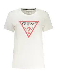GUESS JEANS Damen T-Shirt Weiß XL mieten bei Flex-Fashion