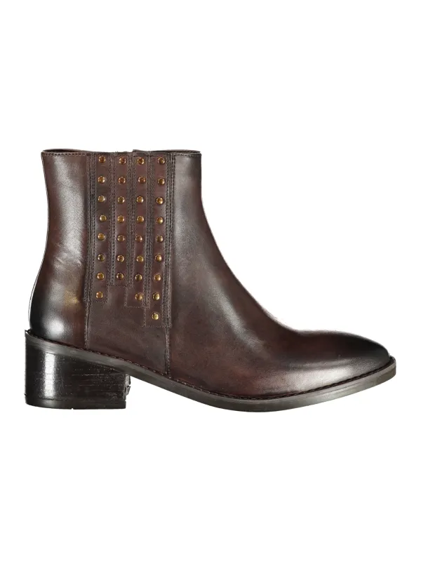 CAFENOIR Damen Stiefelette Braun mieten | Flex-Fashion Verleih