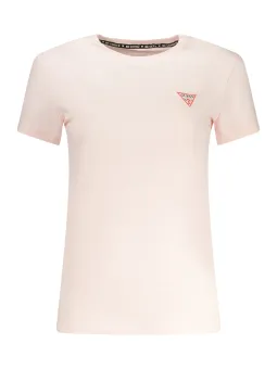 GUESS JEANS Damen T-Shirt Rosa 2XL mieten bei Flex-Fashion