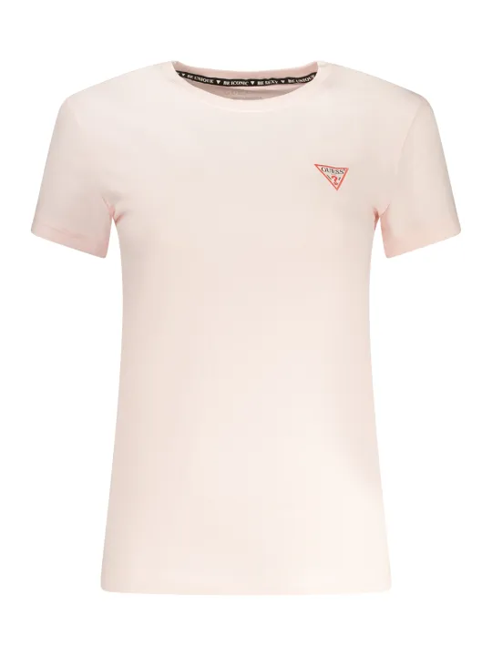 GUESS JEANS Damen T-Shirt Rosa 2XL mieten bei Flex-Fashion