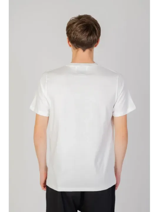 Weißes Baumwoll-T-Shirt für Männer