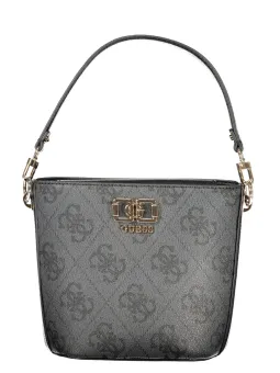 GUESS JEANS Damen KARNILLA-LOGO-TASCHE Schwarz