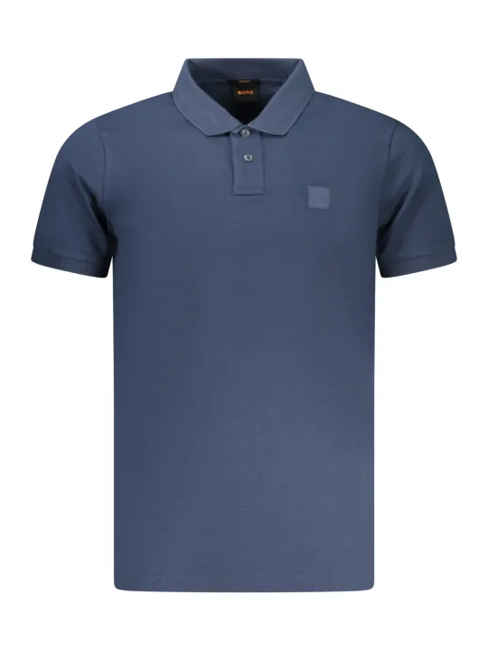 Boss Herren Poloshirt Blau leihen - Flex-Fashion Verleih