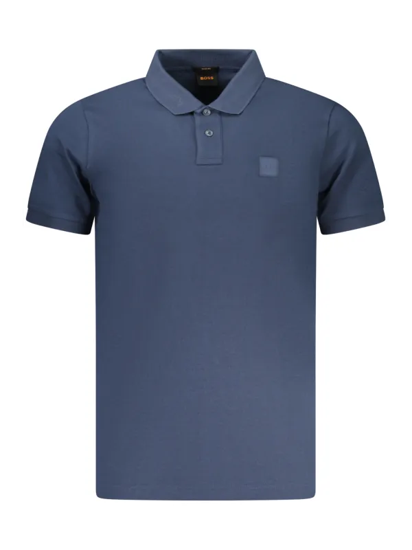 Boss Herren Poloshirt Blau leihen - Flex-Fashion Verleih