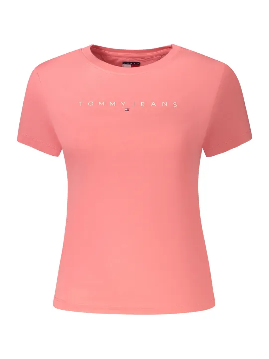 Tommy Hilfiger Damen T-Shirt Rosa | online kaufen