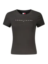 Tommy Hilfiger Damen T-Shirt Schwarz mieten | Flex-Fashion