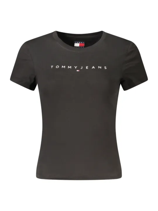 Tommy Hilfiger Damen T-Shirt Schwarz mieten | Flex-Fashion