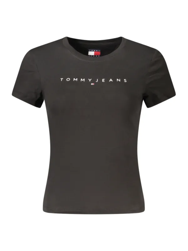 Tommy Hilfiger Damen T-Shirt Schwarz mieten | Flex-Fashion