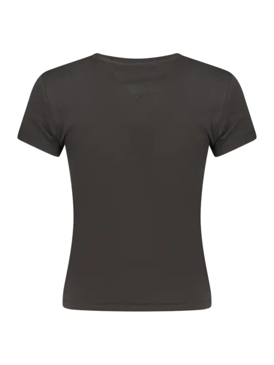 Tommy Hilfiger Damen T-Shirt Schwarz mieten | Flex-Fashion