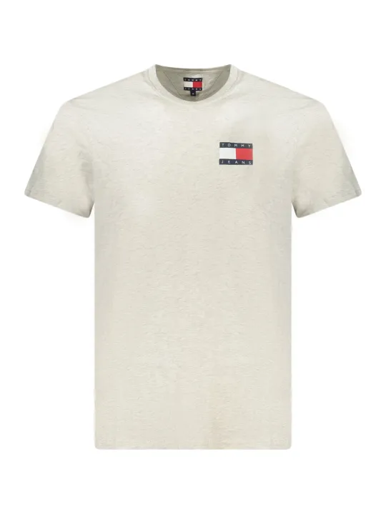 Tommy Hilfiger Herren T-Shirt Grau mieten | Flex-Fashion