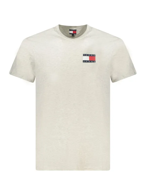 Tommy Hilfiger Herren T-Shirt Grau mieten | Flex-Fashion