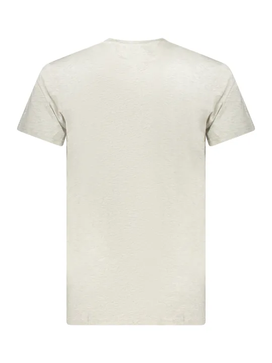 Tommy Hilfiger Herren T-Shirt Grau mieten | Flex-Fashion