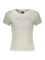 Tommy Hilfiger Damen T-Shirt Weiß mieten | Flex-Fashion