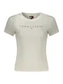 Tommy Hilfiger Damen T-Shirt Weiß mieten | Flex-Fashion