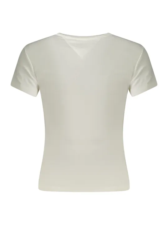 Tommy Hilfiger Damen T-Shirt Weiß mieten | Flex-Fashion