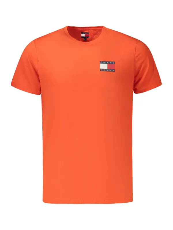 Tommy Hilfiger Herren T-Shirt Orange mieten | Flex-Fashion