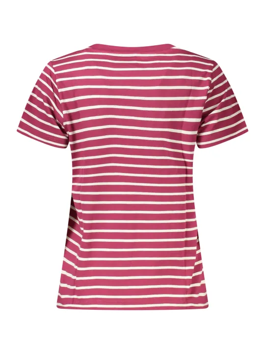 Pepe Jeans Damen Kurzarm-T-Shirt Violett | online kaufen