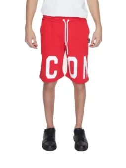 Stylische Icon Herren Bermudas in Rot mieten - Flex-Fashion