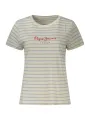Pepe Jeans Damen Kurzarm-T-Shirt Weiß | online kaufen
