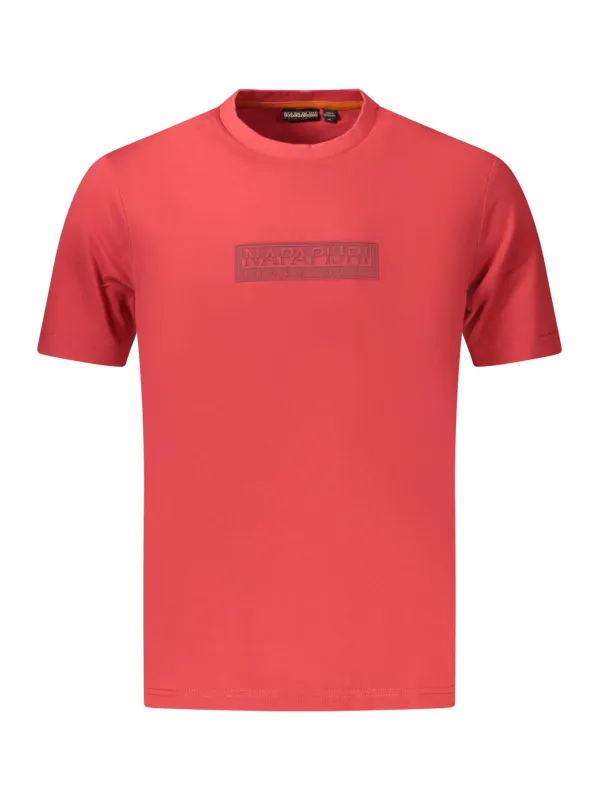 Napapijri Herren T-Shirt Rot mieten | Flex-Fashion Verleih