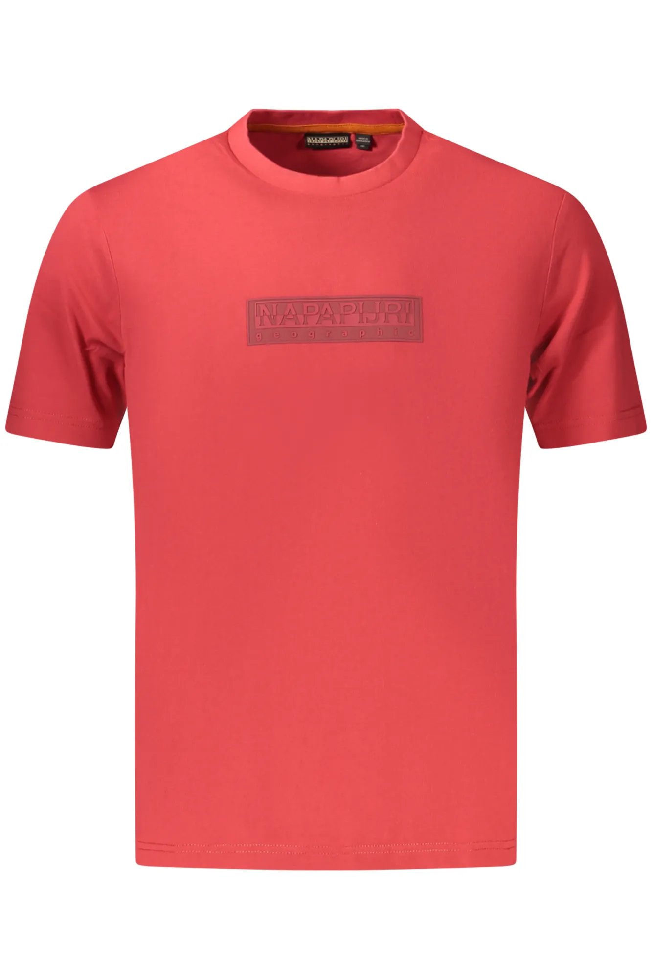 Herren T-Shirt Rot NP0A4IFLSBOXLOGOSS1_RORAQ
