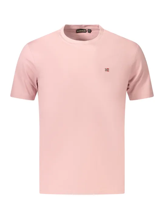 Napapijri Herren T-Shirt Rosa mieten | Flex-Fashion Verleih