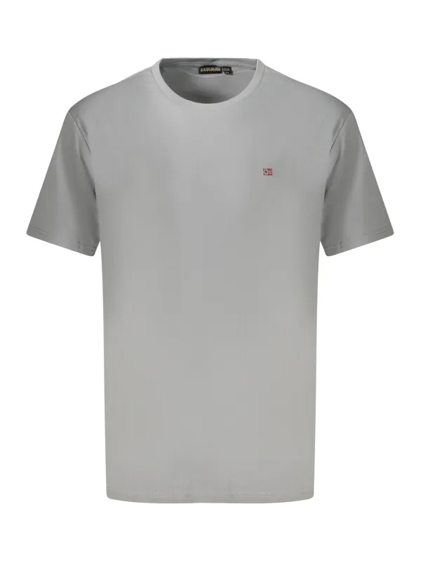 Napapijri Herren T-Shirt Grau 3XL leihen bei Flex-Fashion
