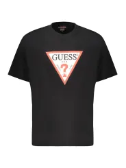GUESS JEANS Herren T-Shirt Schwarz mieten | Flex-Fashion