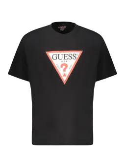 GUESS JEANS Herren Kurzarm-T-Shirt Schwarz | online kaufen