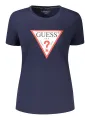 GUESS Damen T-Shirt Blau mieten | Flex-Fashion Verleih
