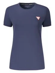 GUESS JEANS Damen T-Shirt Blau mieten bei Flex-Fashion