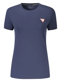 GUESS JEANS Damen T-Shirt Blau mieten bei Flex-Fashion