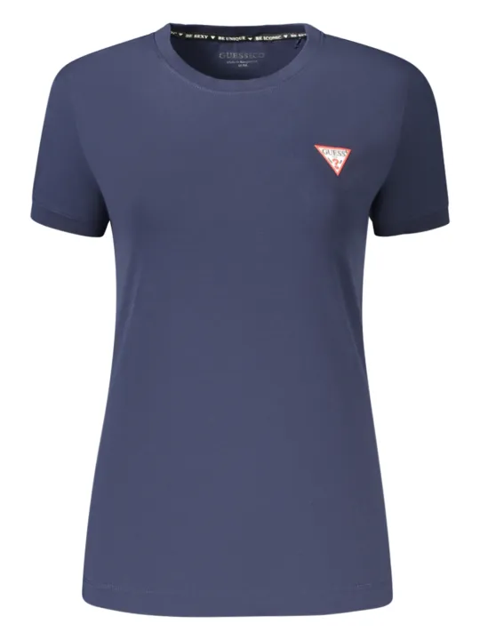 GUESS JEANS Damen T-Shirt Blau mieten bei Flex-Fashion