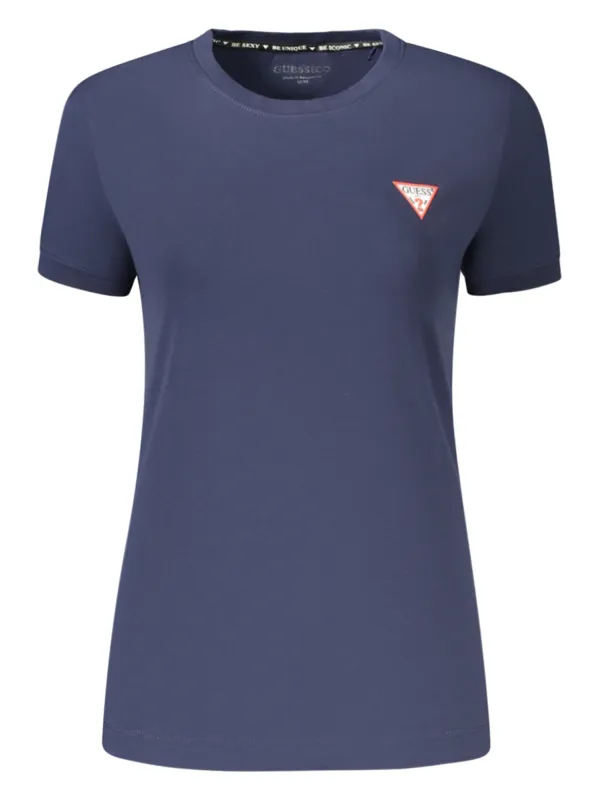 GUESS JEANS Damen T-Shirt Blau mieten bei Flex-Fashion