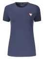 GUESS JEANS Damen T-Shirt Blau mieten bei Flex-Fashion