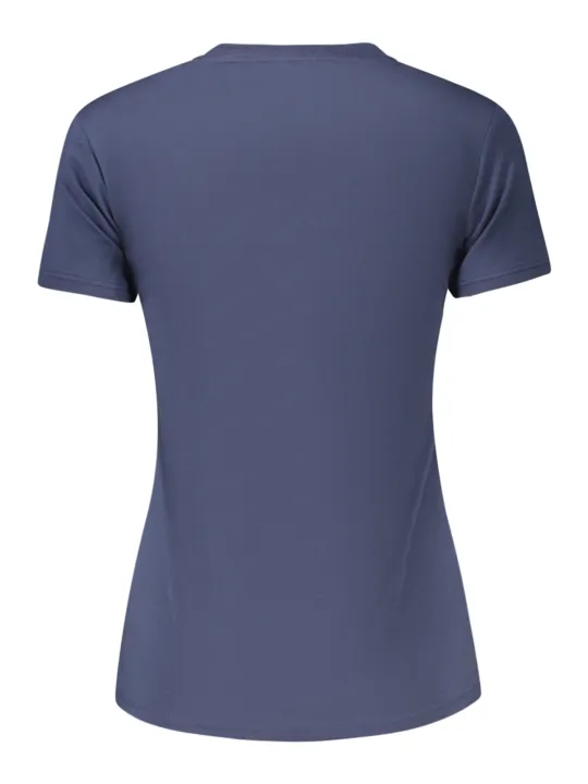 GUESS JEANS Damen Kurzarm-T-Shirt Blau | online kaufen