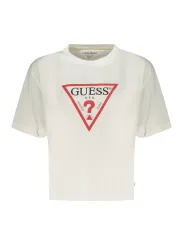 GUESS Damen T-Shirt Weiß leihen - Flex-Fashion Verleih