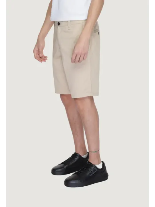 Beige Armani Exchange Herrenshorts aus Baumwolle