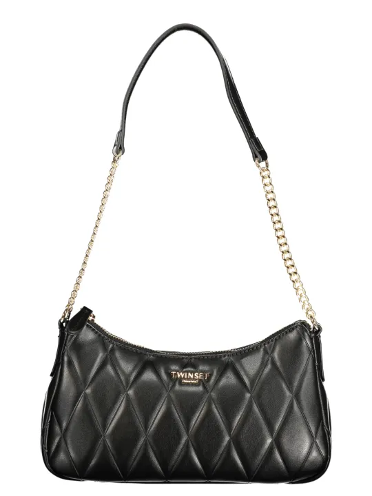 Twinset Damen Schultertasche Schwarz mieten | Flex-Fashion