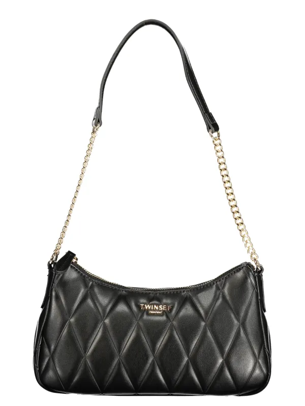 Twinset Damen Schultertasche Schwarz mieten | Flex-Fashion