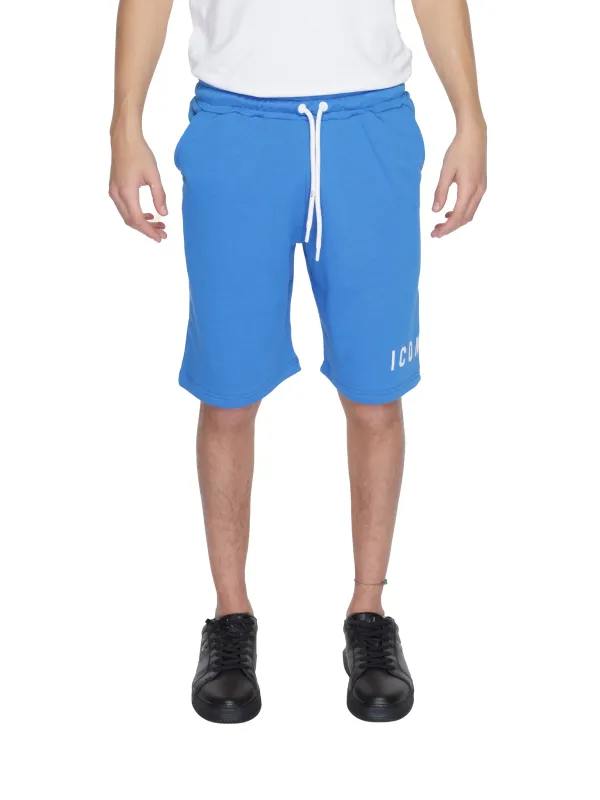 Blaue Shorts mit weißem T-Shirt