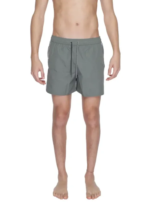 Graue Emporio Armani Herren Badehose