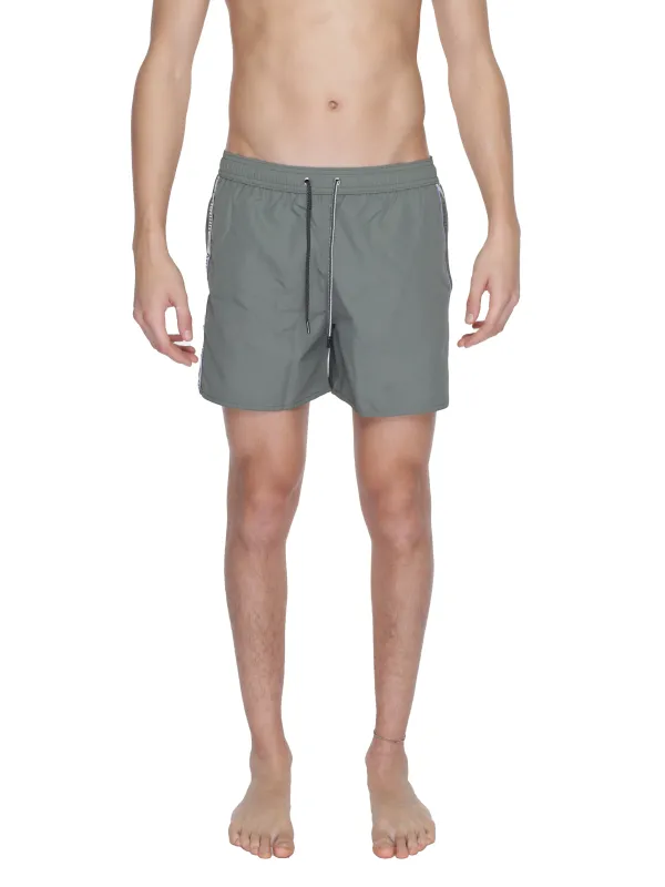 Graue Emporio Armani Herren Badehose