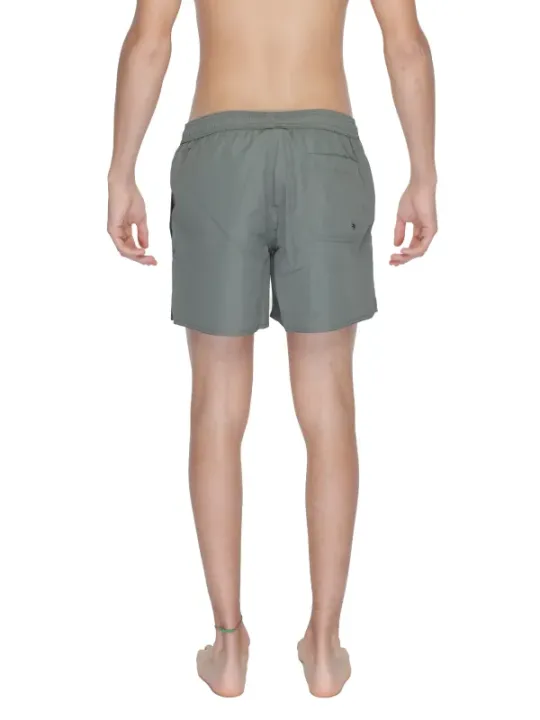 Grüne Badehose mit Emporio Armani Logo
