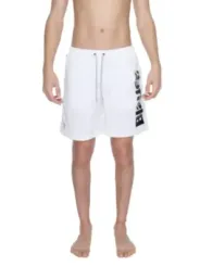 Blauer weiße Sportshorts für Herren