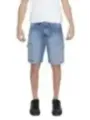 Helle Denim Cargo-Shorts für Herren